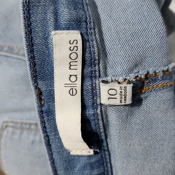 ELLA MOSS DENIM BLUE JEANS SIZE 10 - Picture 6 of 6